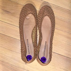 Lucky Brand Eisadora Flats Woven Open Weave